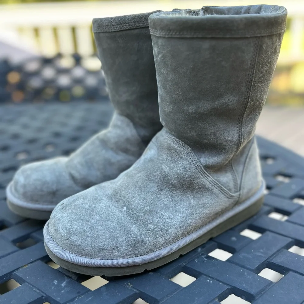 UGG Australia Genuine Leather and Sheepskin Women’s Boots